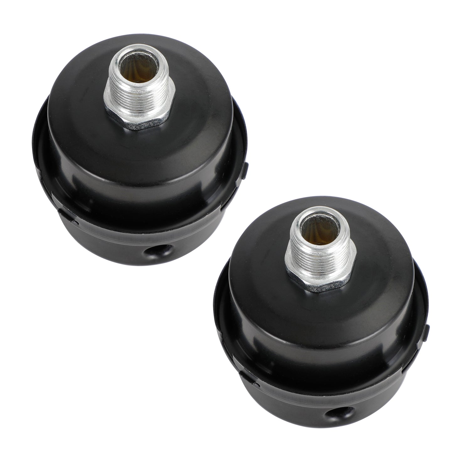 2x Filter Metal Air Compressor Intake Filter Noise Muffler Silencer 13/16/20mm, 3/8"