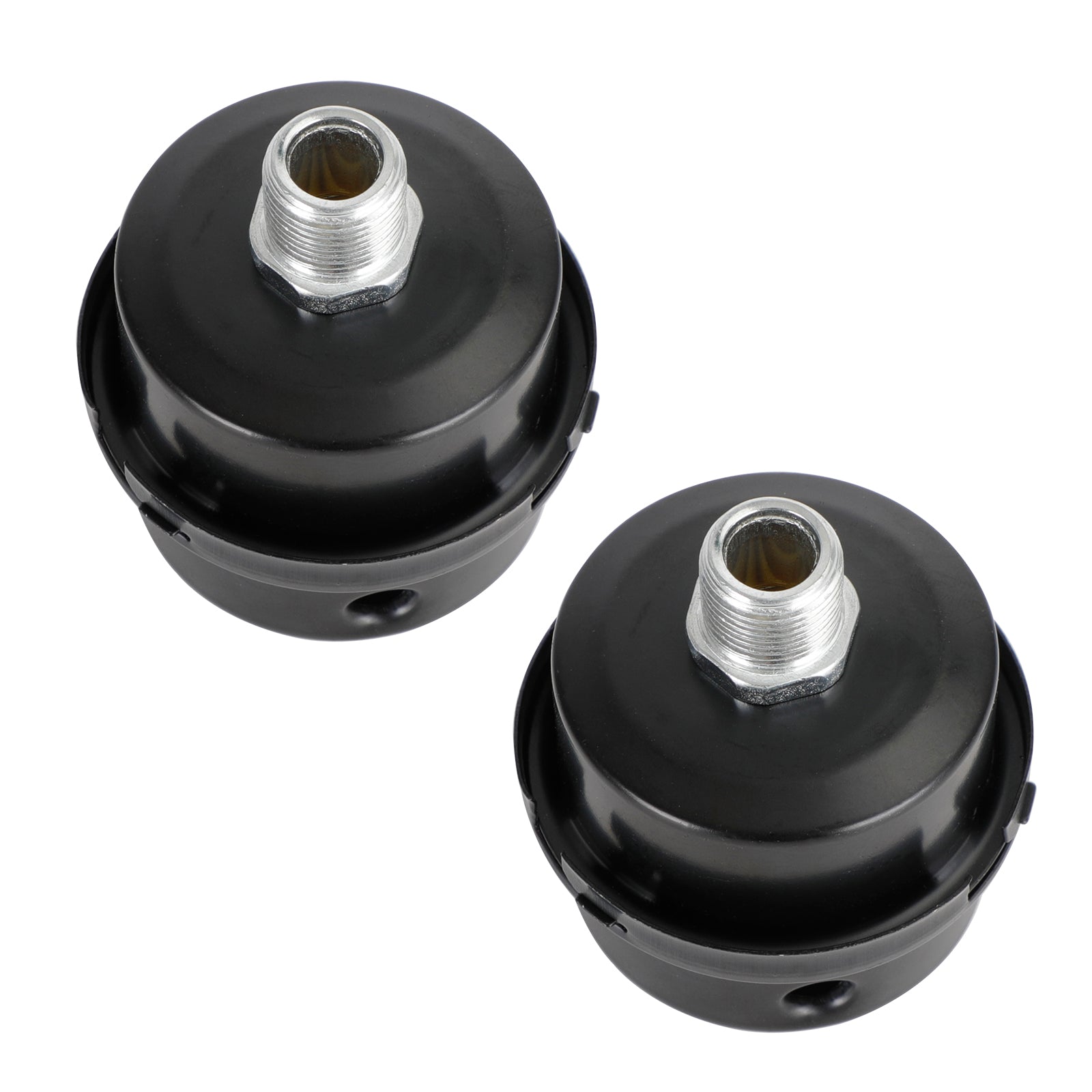 2x Filter Metal Air Compressor Intake Filter Noise Muffler Silencer 13/16/20mm, 3/8"
