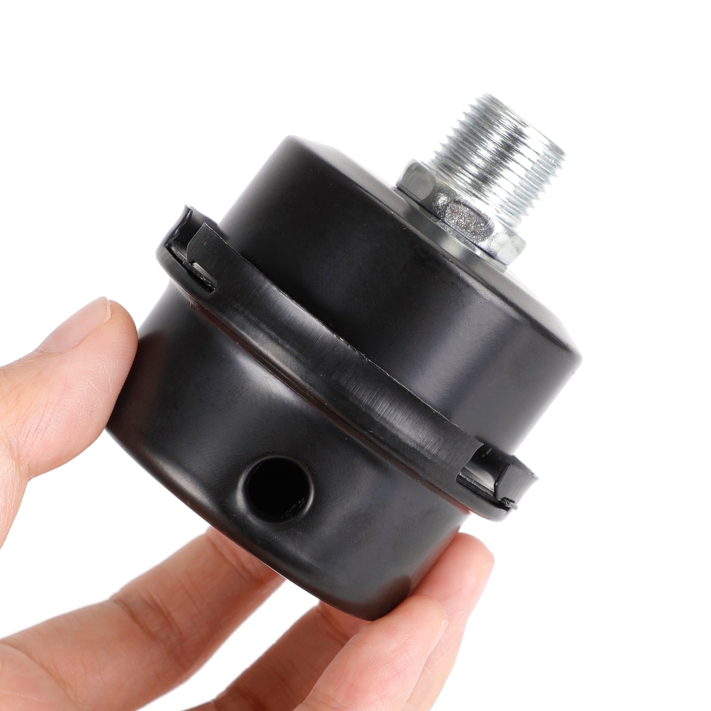 2x Filter Metal Air Compressor Intake Filter Noise Muffler Silencer 13/16/20mm, 3/8"