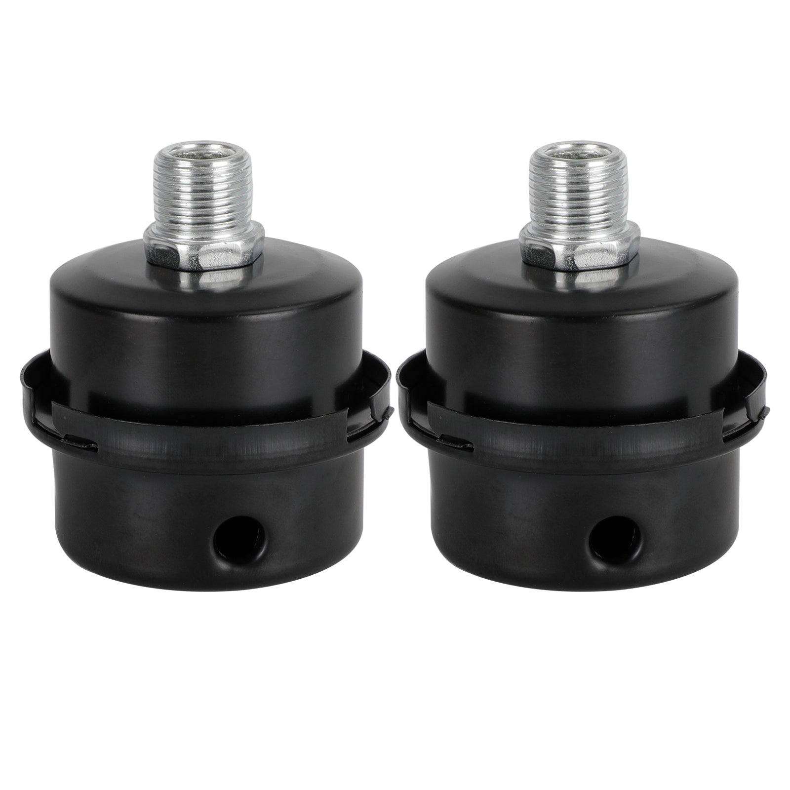2x Filter Metal Air Compressor Intake Filter Noise Muffler Silencer 13/16/20mm, 3/8"