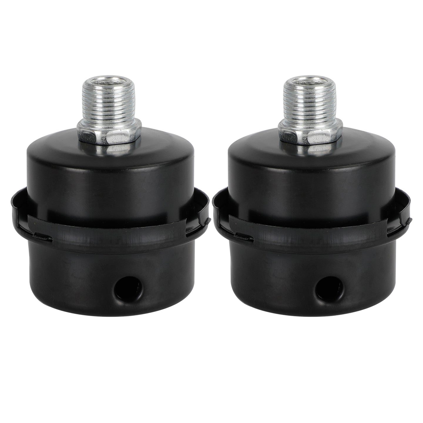 2x Filter Metal Air Compressor Intake Filter Noise Muffler Silencer 13/16/20mm, 3/8"