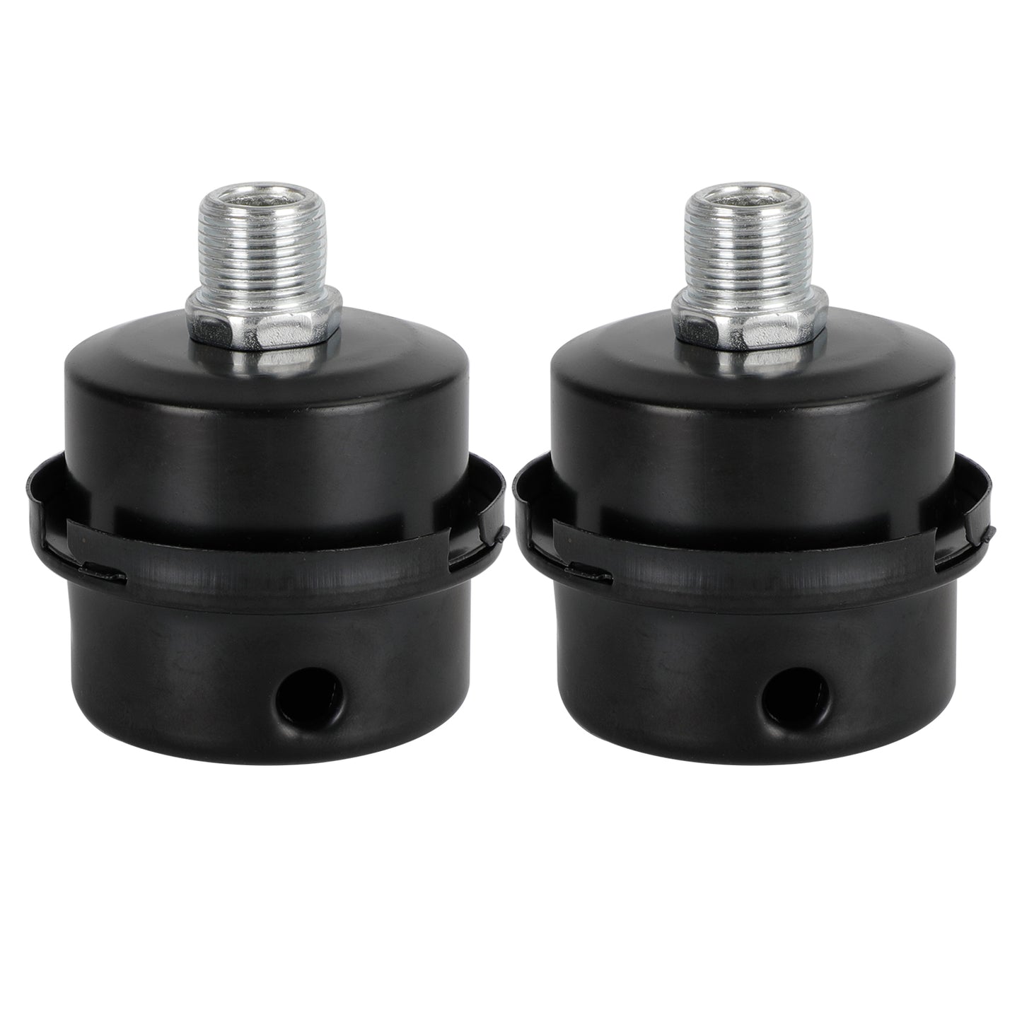 2x Filter Metal Air Compressor Intake Filter Noise Muffler Silencer 13/16/20mm, 3/8"
