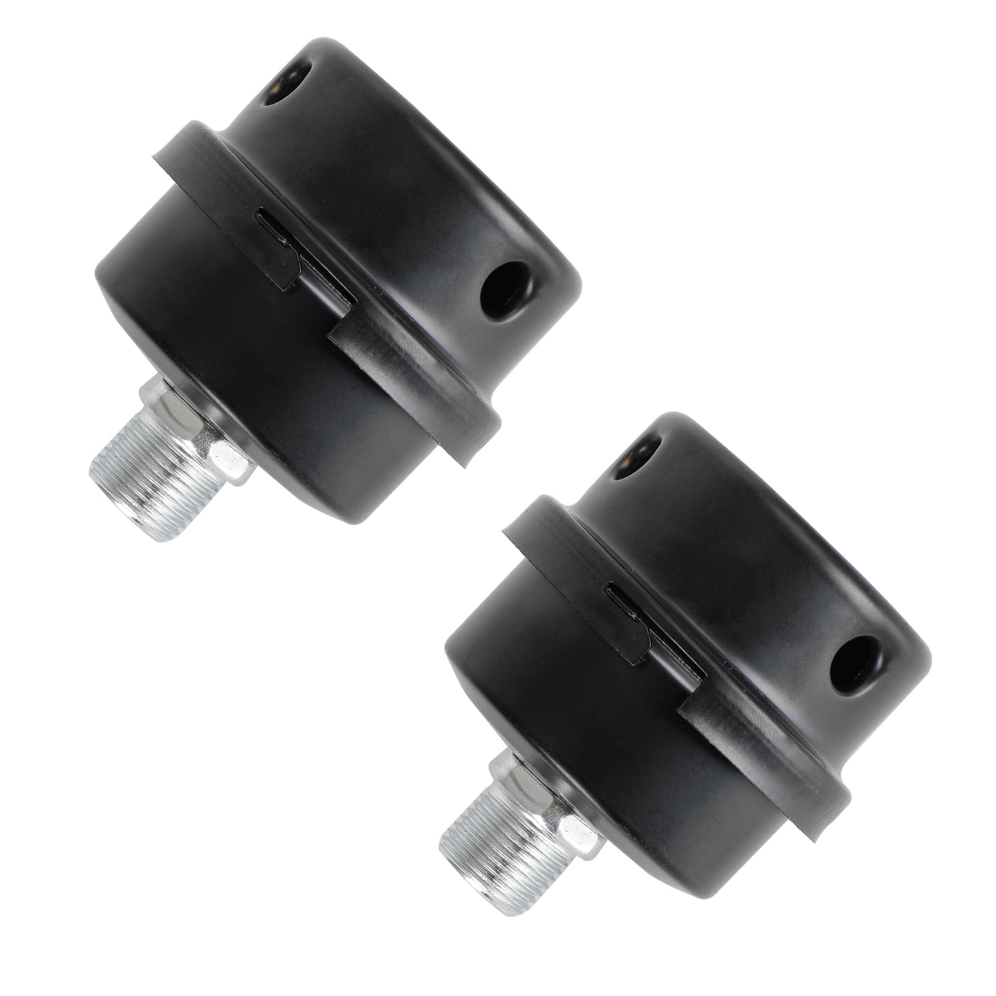 2x Filter Metal Air Compressor Intake Filter Noise Muffler Silencer 13/16/20mm, 3/8"