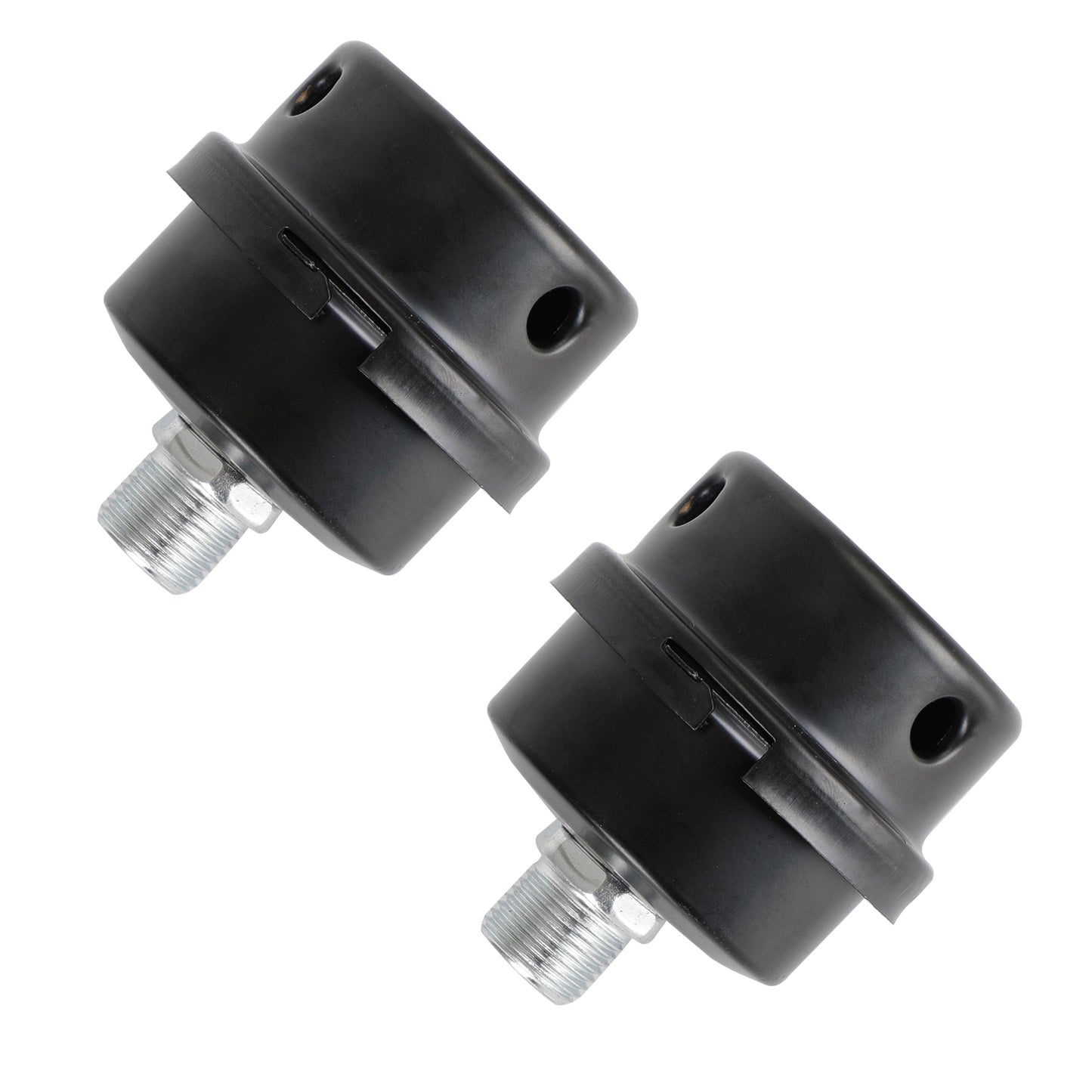 2x Filter Metal Air Compressor Intake Filter Noise Muffler Silencer 13/16/20mm, 3/8"