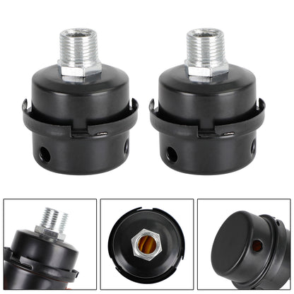 2x Filter Metal Air Compressor Intake Filter Noise Muffler Silencer 13/16/20mm, 1/2"