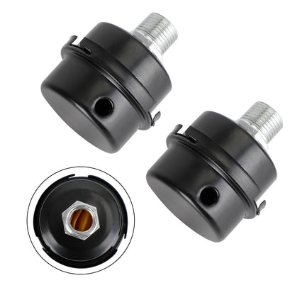2x Filter Metal Air Compressor Intake Filter Noise Muffler Silencer 13/16/20mm, 1/2"
