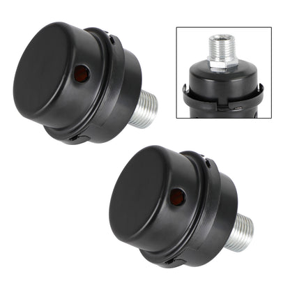 2x Filter Metal Air Compressor Intake Filter Noise Muffler Silencer 13/16/20mm, 1/2"