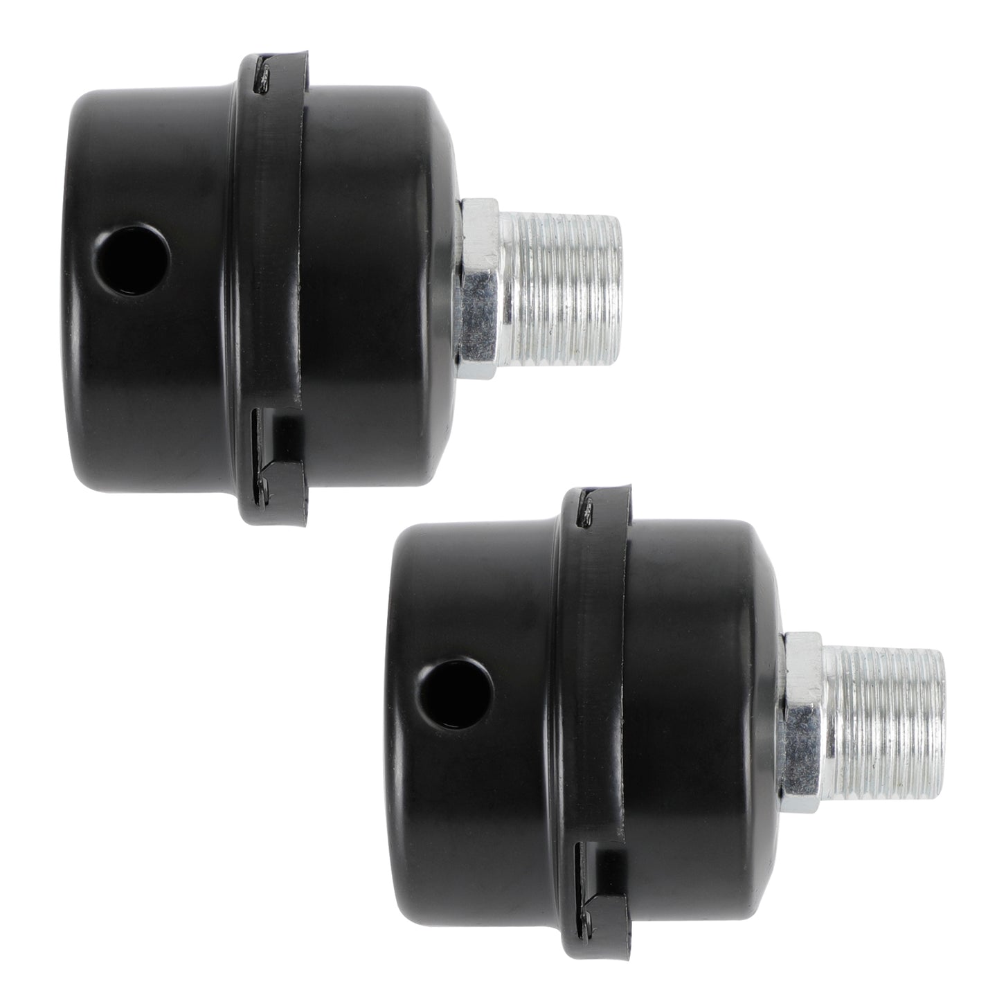 2x Filter Metal Air Compressor Intake Filter Noise Muffler Silencer 13/16/20mm, 1/2"