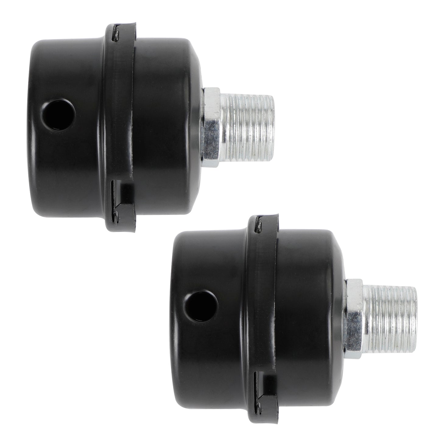 2x Filter Metal Air Compressor Intake Filter Noise Muffler Silencer 13/16/20mm, 1/2"