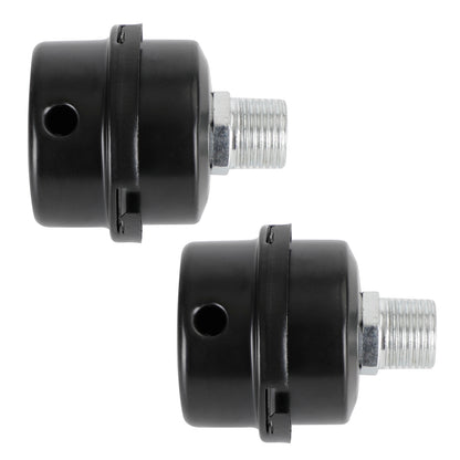 2x Filter Metal Air Compressor Intake Filter Noise Muffler Silencer 13/16/20mm, 1/2"