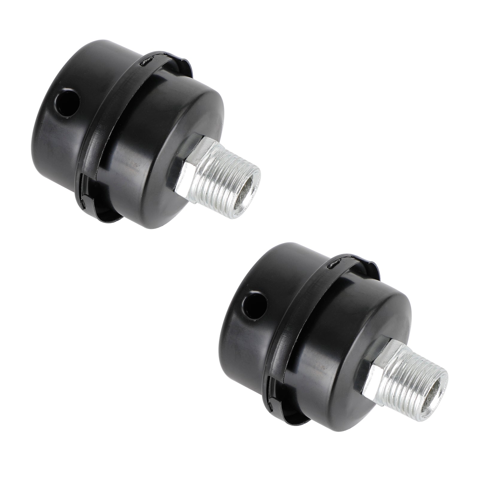 2x Filter Metal Air Compressor Intake Filter Noise Muffler Silencer 13/16/20mm, 1/2"