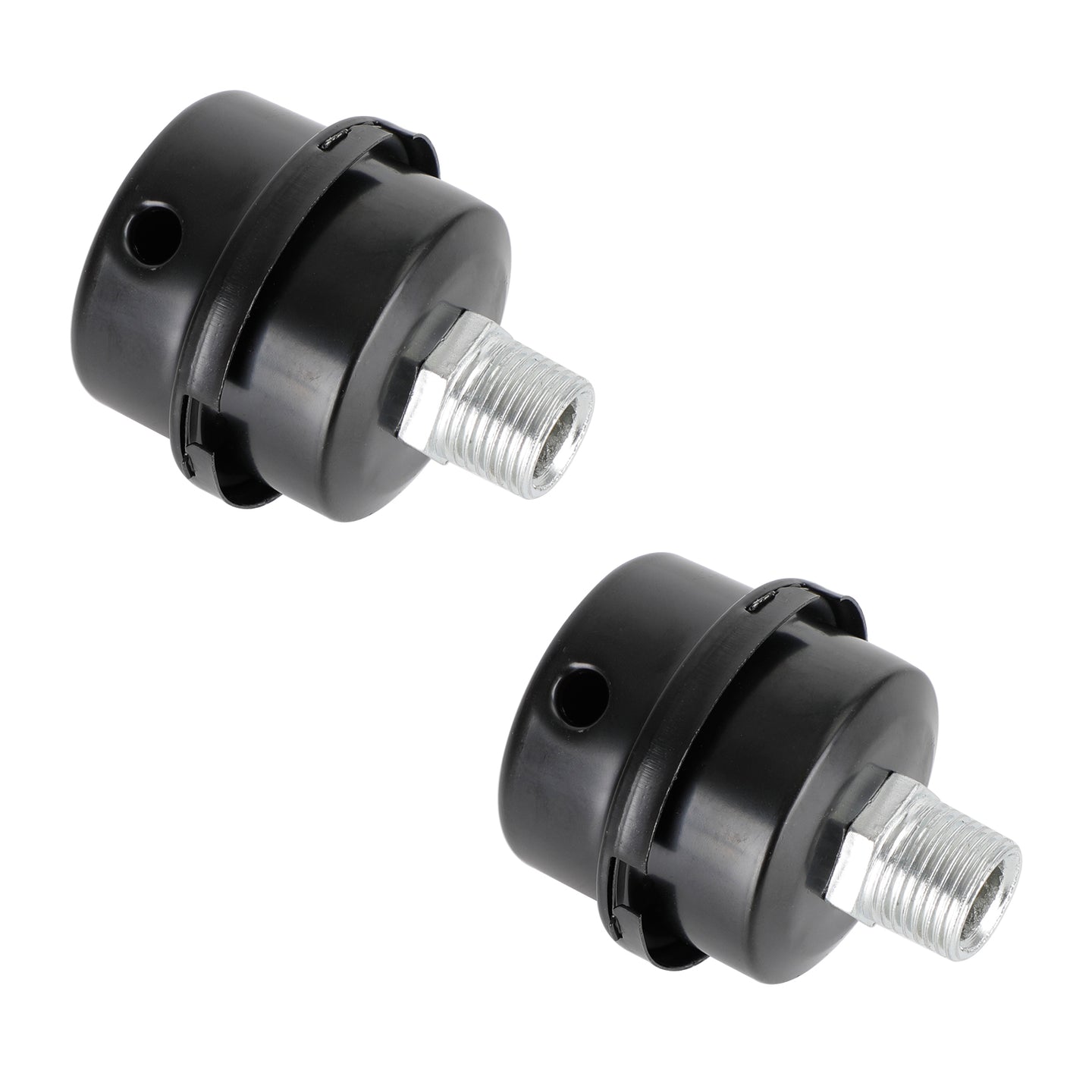 2x Filter Metal Air Compressor Intake Filter Noise Muffler Silencer 13/16/20mm, 1/2"