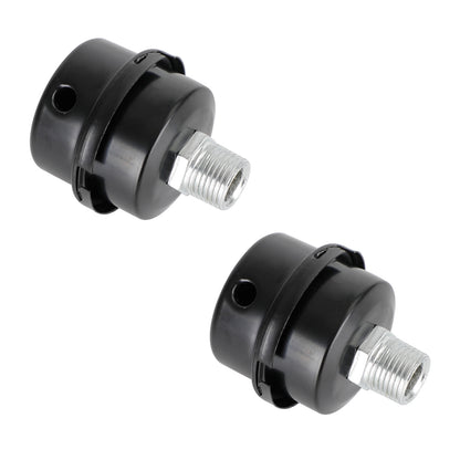 2x Filter Metal Air Compressor Intake Filter Noise Muffler Silencer 13/16/20mm, 1/2"