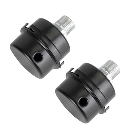 2x Filter Metal Air Compressor Intake Filter Noise Muffler Silencer 13/16/20mm, 1/2"