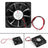 4Pcs DC Brushless Cooling PC Computer Fan 12V 8020s 80x80x20mm 0.15A 2 Pin Wire