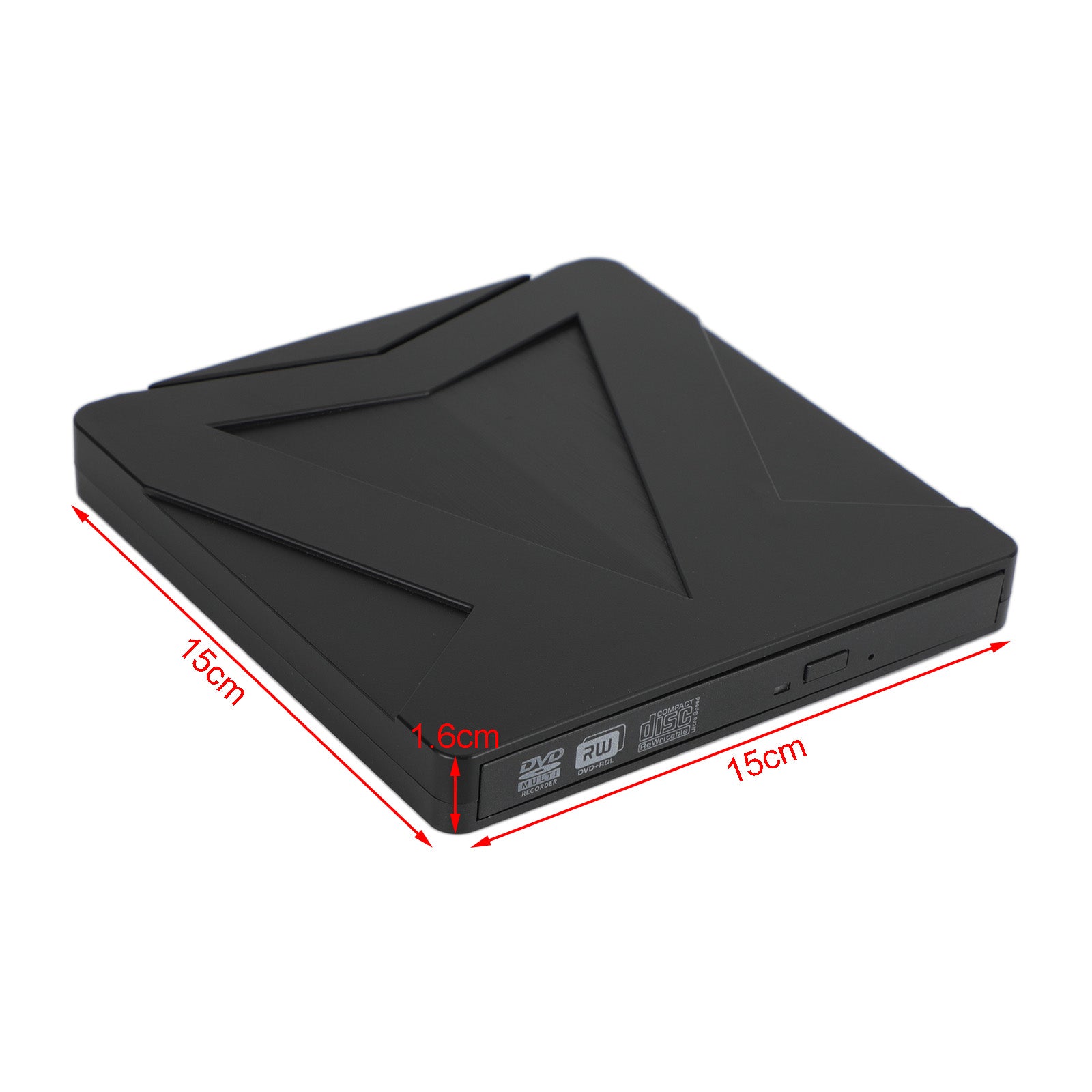 USB Type-C 7 IN 1 External ray Disc Writer  Reader CD DVD Drive USB 3.0