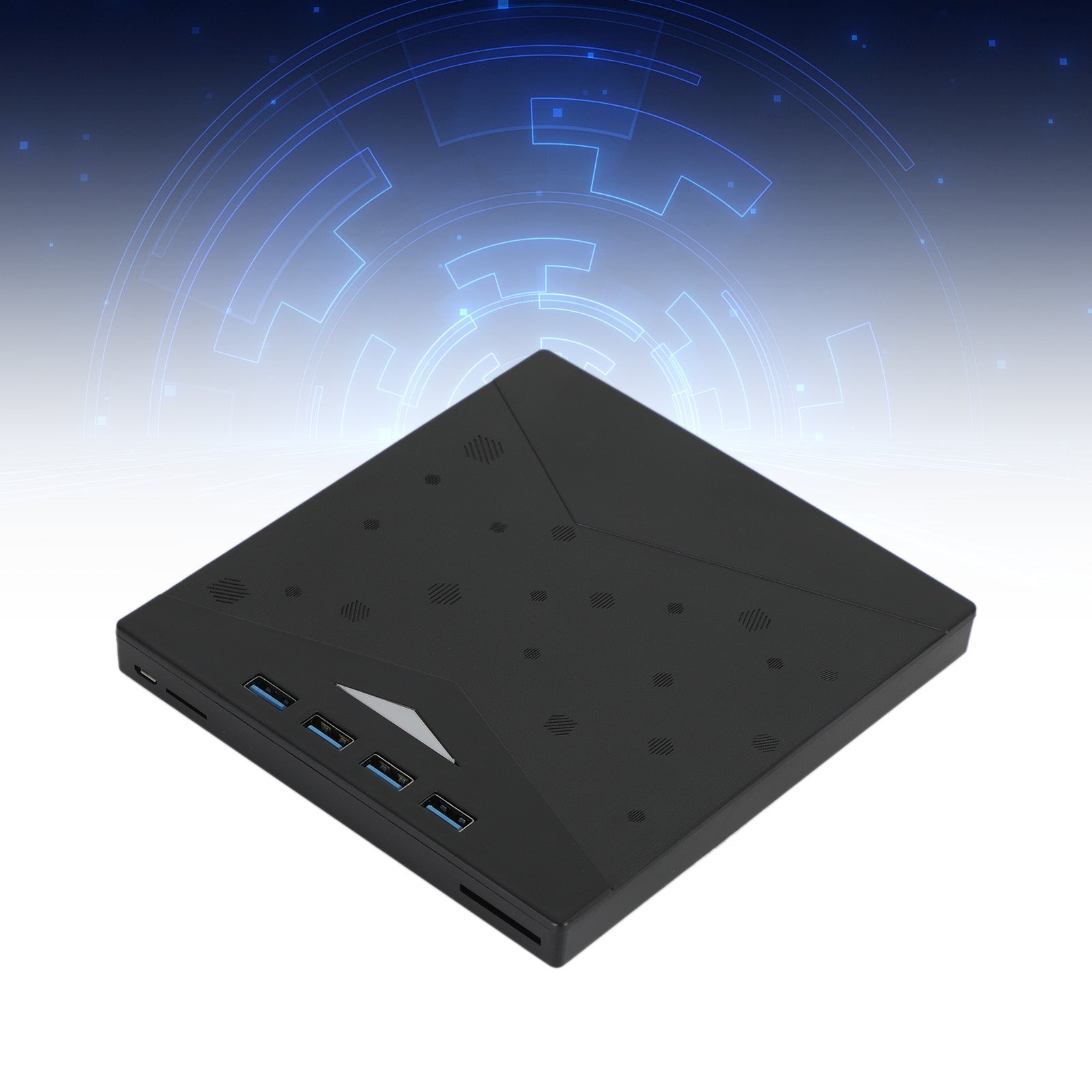 7 in 1 External CD/DVD Burner Drive USB 3.0 Type-c Type A CD-ROM Laptop,External CD/DVD Drive for Laptop 7 in 1 USB 3.0 DVD Player Portable