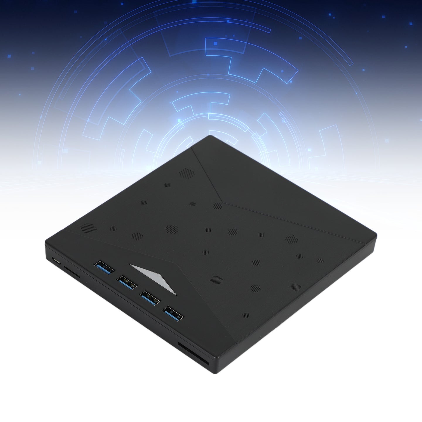 7 in 1 External CD/DVD Burner Drive USB 3.0 Type-c Type A CD-ROM Laptop,External CD/DVD Drive for Laptop 7 in 1 USB 3.0 DVD Player Portable