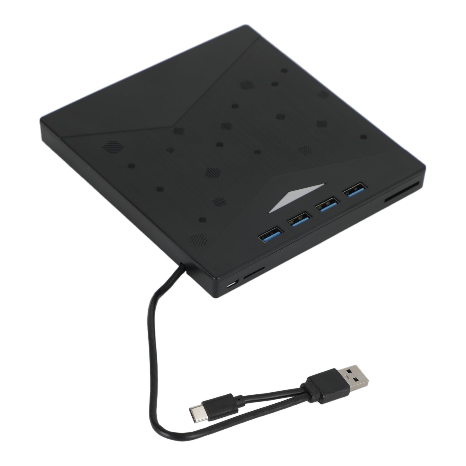 7 in 1 External CD/DVD Burner Drive USB 3.0 Type-c Type A CD-ROM Laptop,External CD/DVD Drive for Laptop 7 in 1 USB 3.0 DVD Player Portable