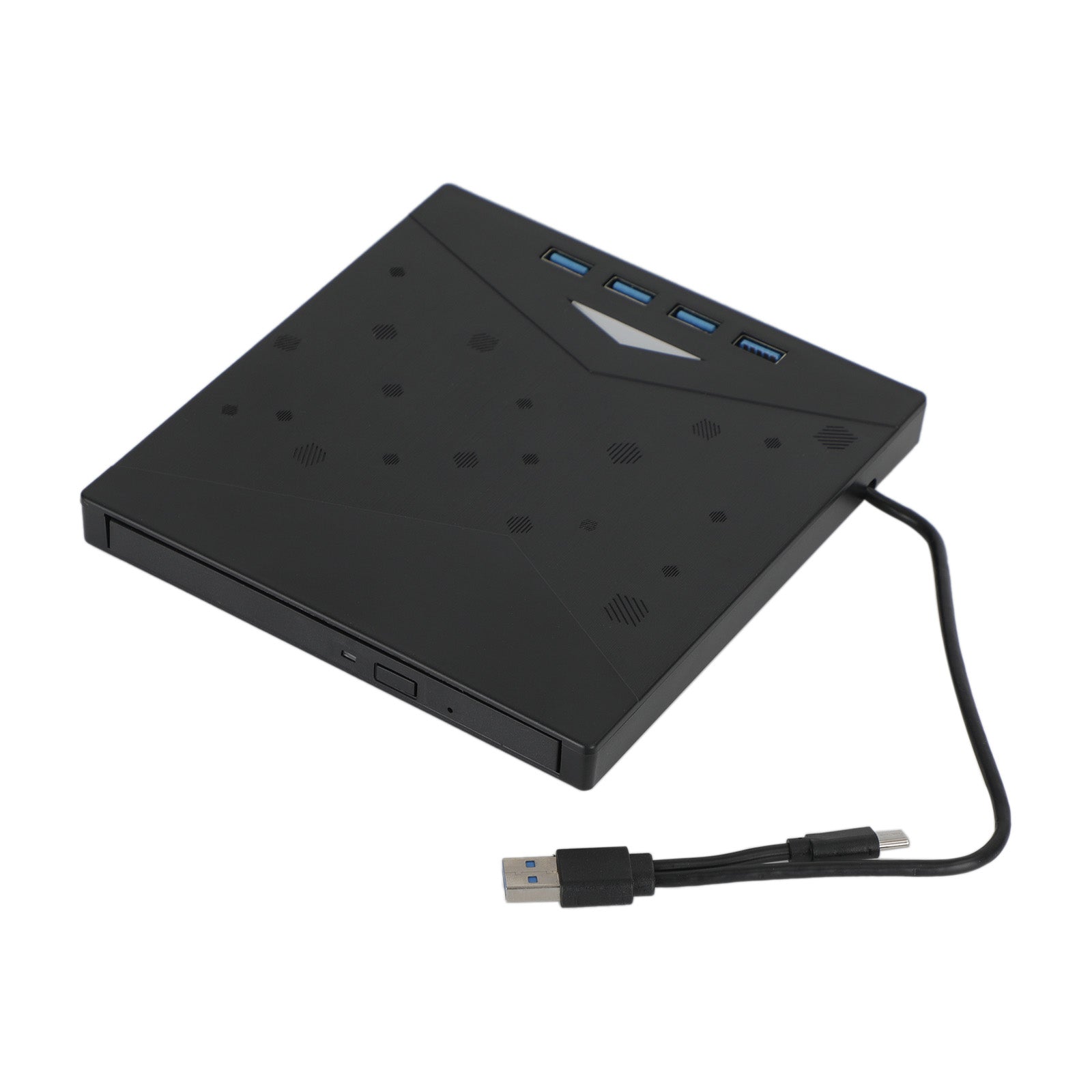 7 in 1 External CD/DVD Burner Drive USB 3.0 Type-c Type A CD-ROM Laptop,External CD/DVD Drive for Laptop 7 in 1 USB 3.0 DVD Player Portable
