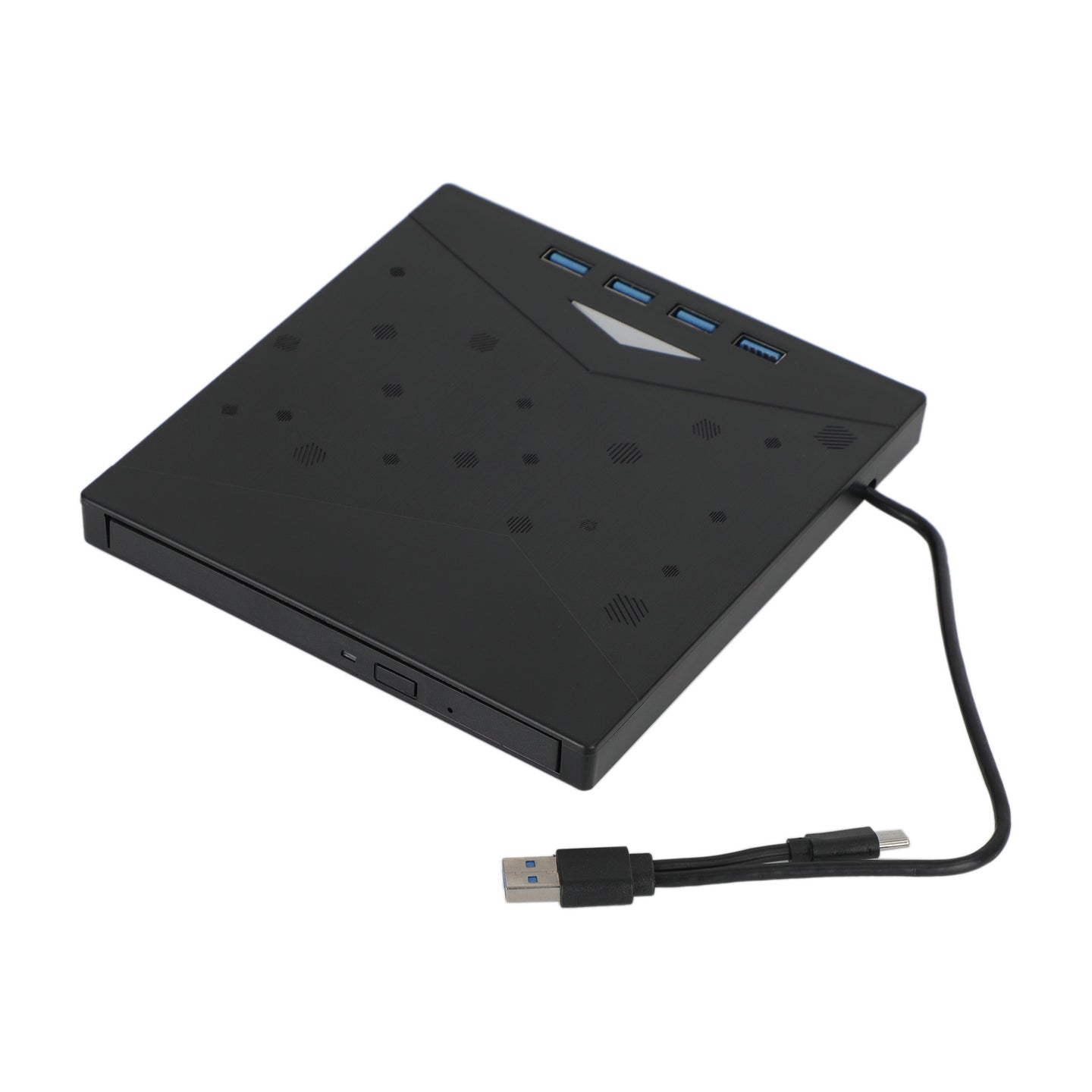 7 in 1 External CD/DVD Burner Drive USB 3.0 Type-c Type A CD-ROM Laptop,External CD/DVD Drive for Laptop 7 in 1 USB 3.0 DVD Player Portable