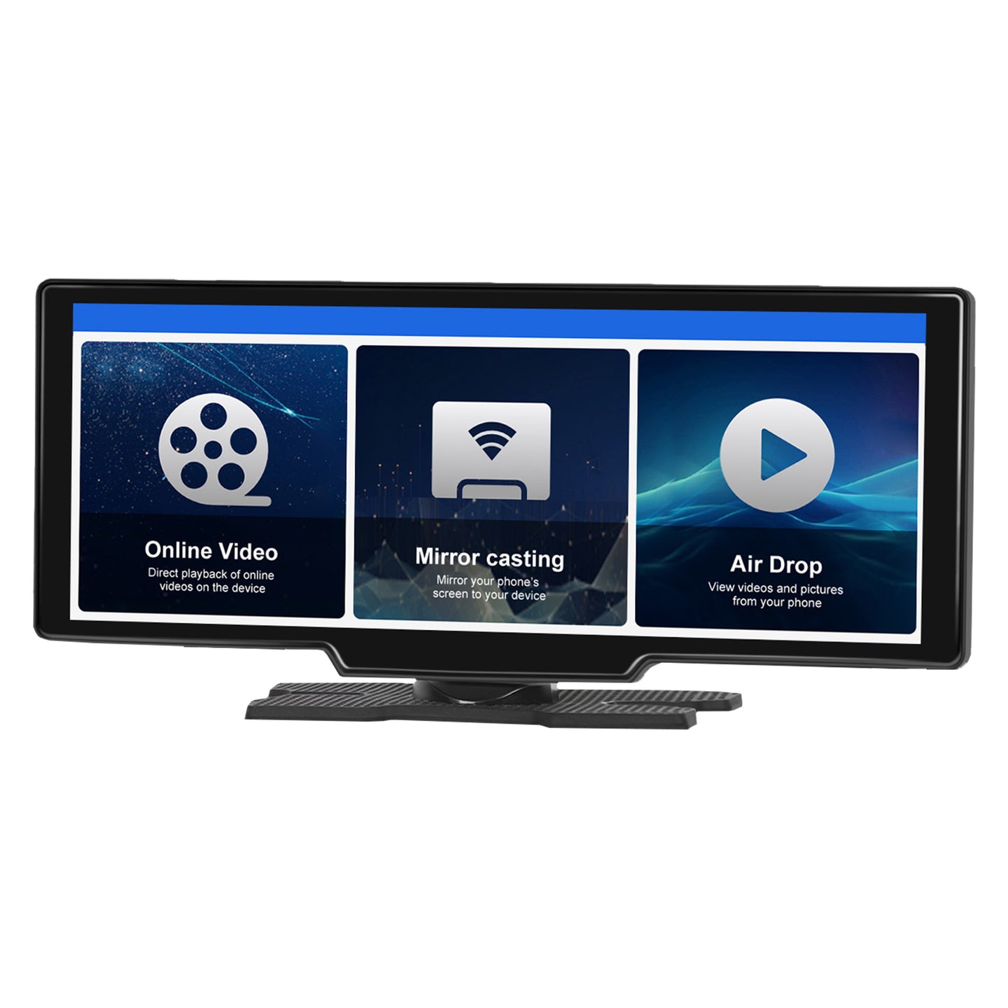 10.26inch HD Car Display CarPlay Car Navigation all-in-one Machine 12 LED Camera