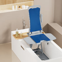 Foldable Electric Lift Chair, 24 lb Portable, IP68 Waterproof, 300 lb Capacity, Stainless Steel, Remote (Copy)