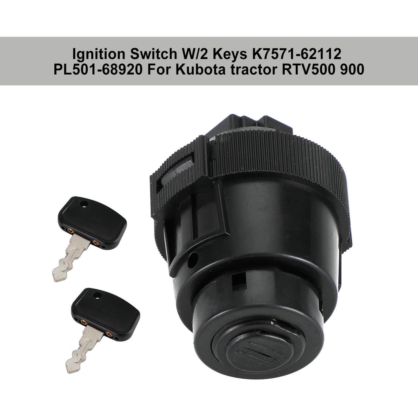 Ignition Switch For Kubota K7571-62112 Tractor RTV500 RTV900 RTV1140