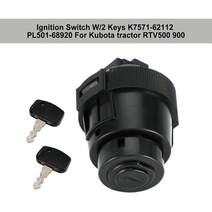Ignition Switch For Kubota K7571-62112 Tractor RTV500 RTV900 RTV1140