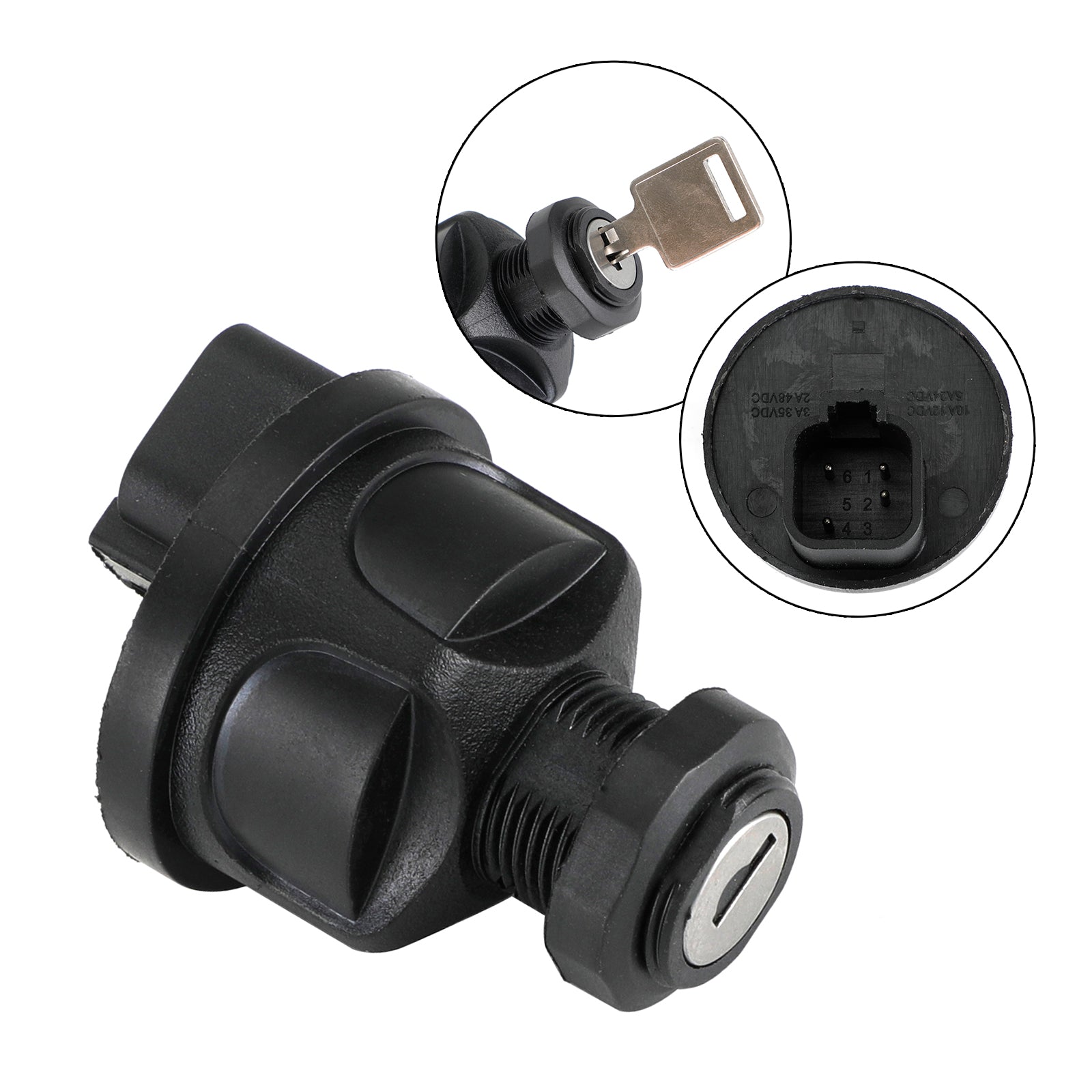Ignition Switch W/2 Keys Fits For Bobcat S100 S130 S150 S160 S185 S205 S330 S450