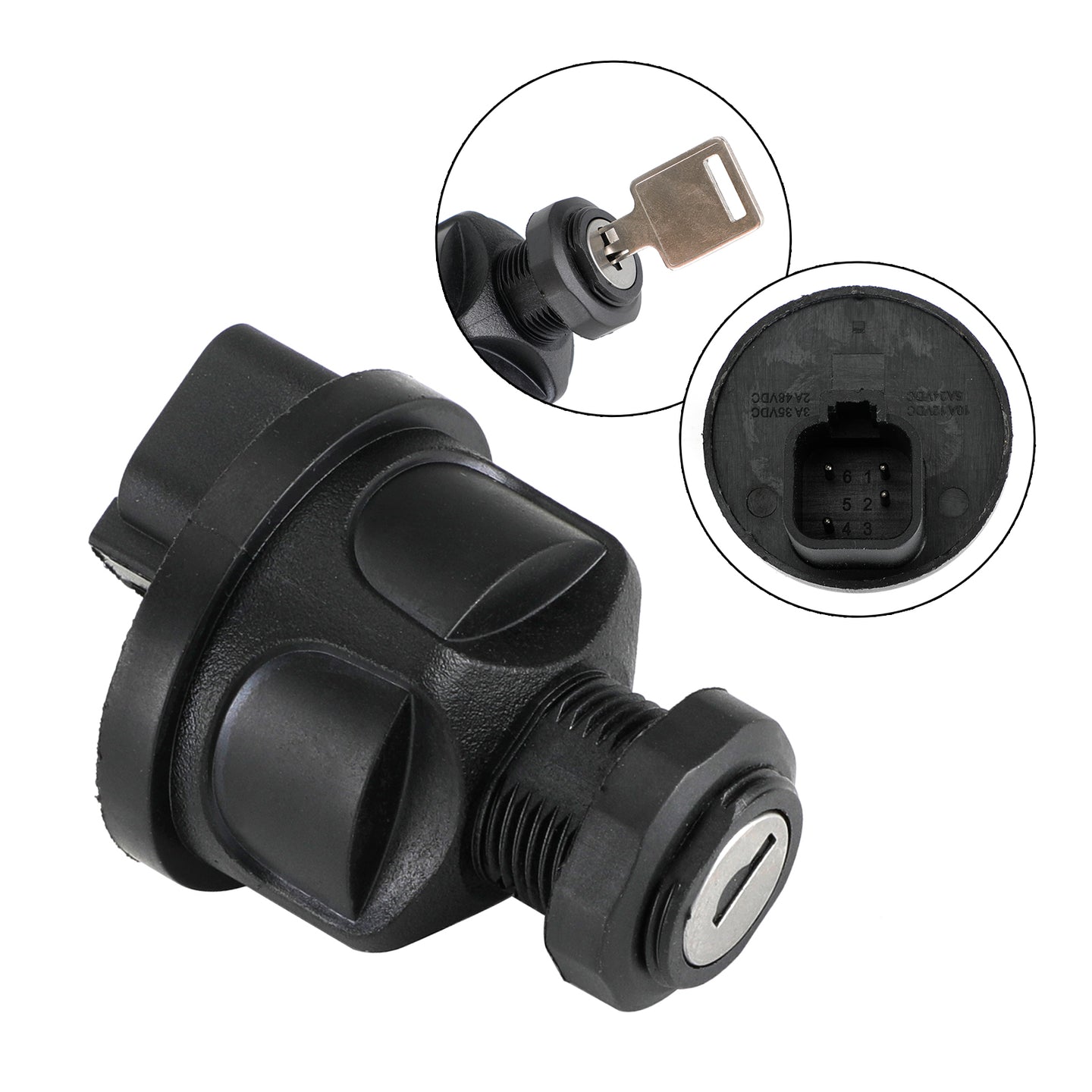 Ignition Switch W/2 Keys Fits For Bobcat S100 S130 S150 S160 S185 S205 S330 S450