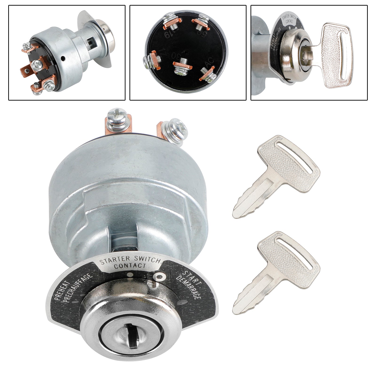 Ignition Switch For Kubota Mower 183827 Walker Mower 7960-5