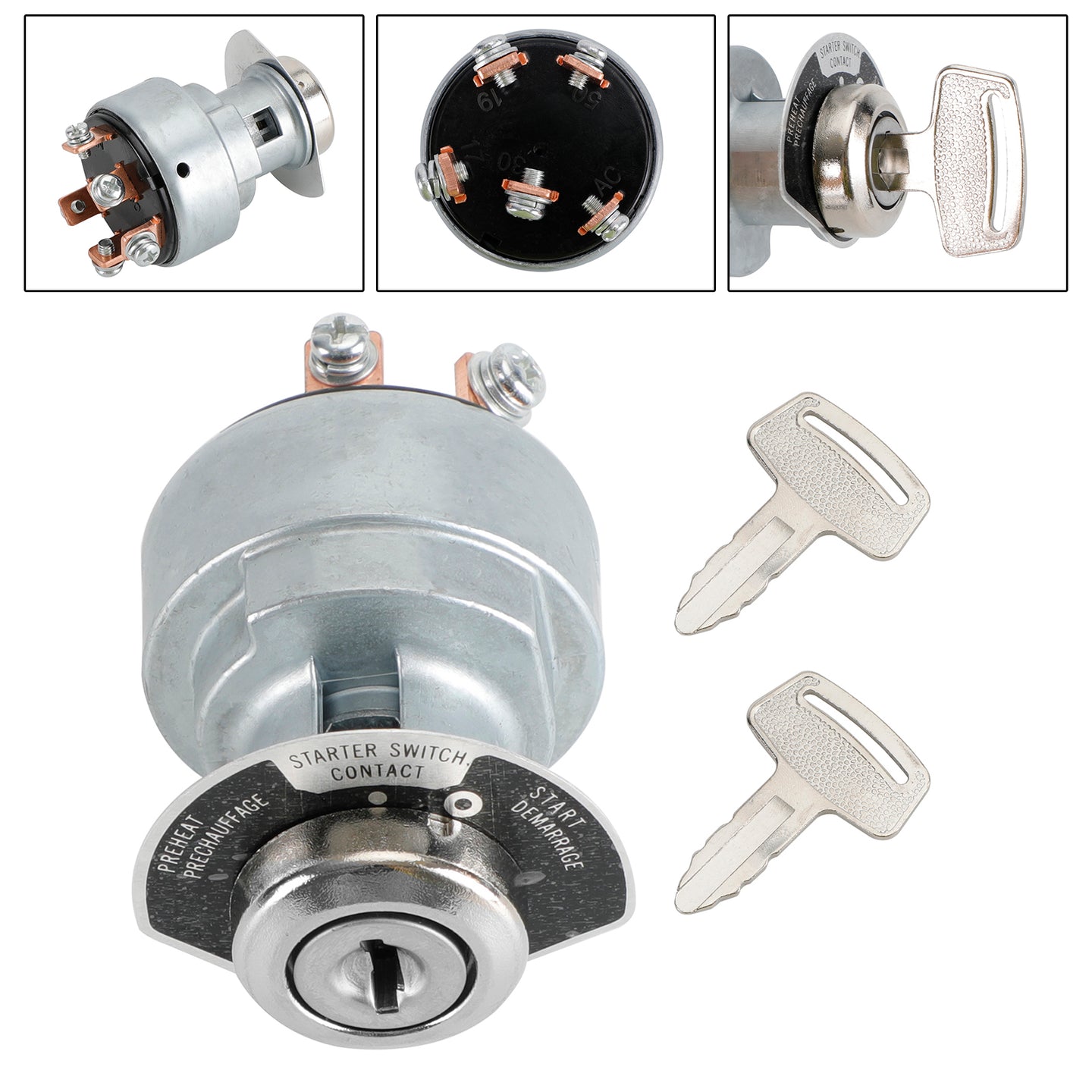 Ignition Switch For Kubota Mower 183827 Walker Mower 7960-5