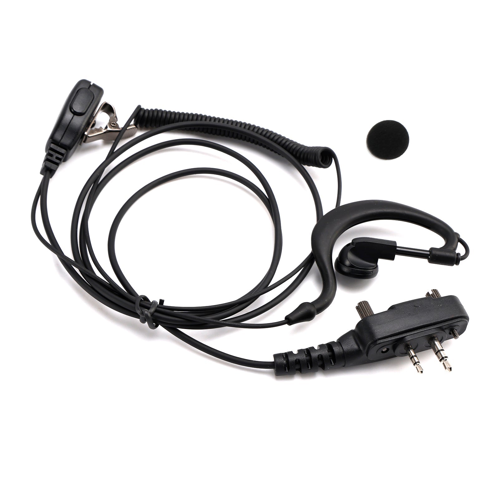 ICOM F1000-011 Curved Earhook Headset For ICOM U86 F4033 V88 U88 G88 T10 Radio