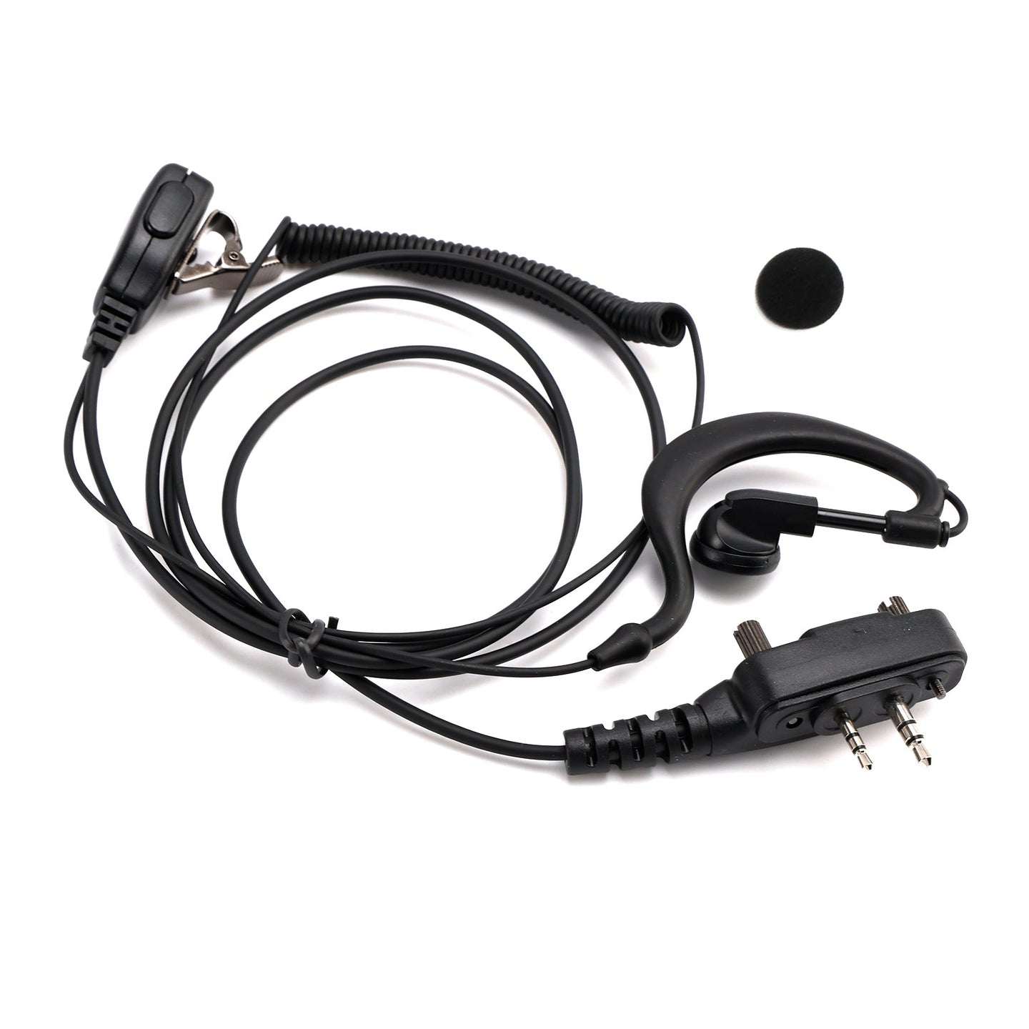ICOM F1000-011 Curved Earhook Headset For ICOM U86 F4033 V88 U88 G88 T10 Radio