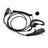 ICOM F1000-011 Curved Earhook Headset For ICOM U86 F4033 V88 U88 G88 T10 Radio
