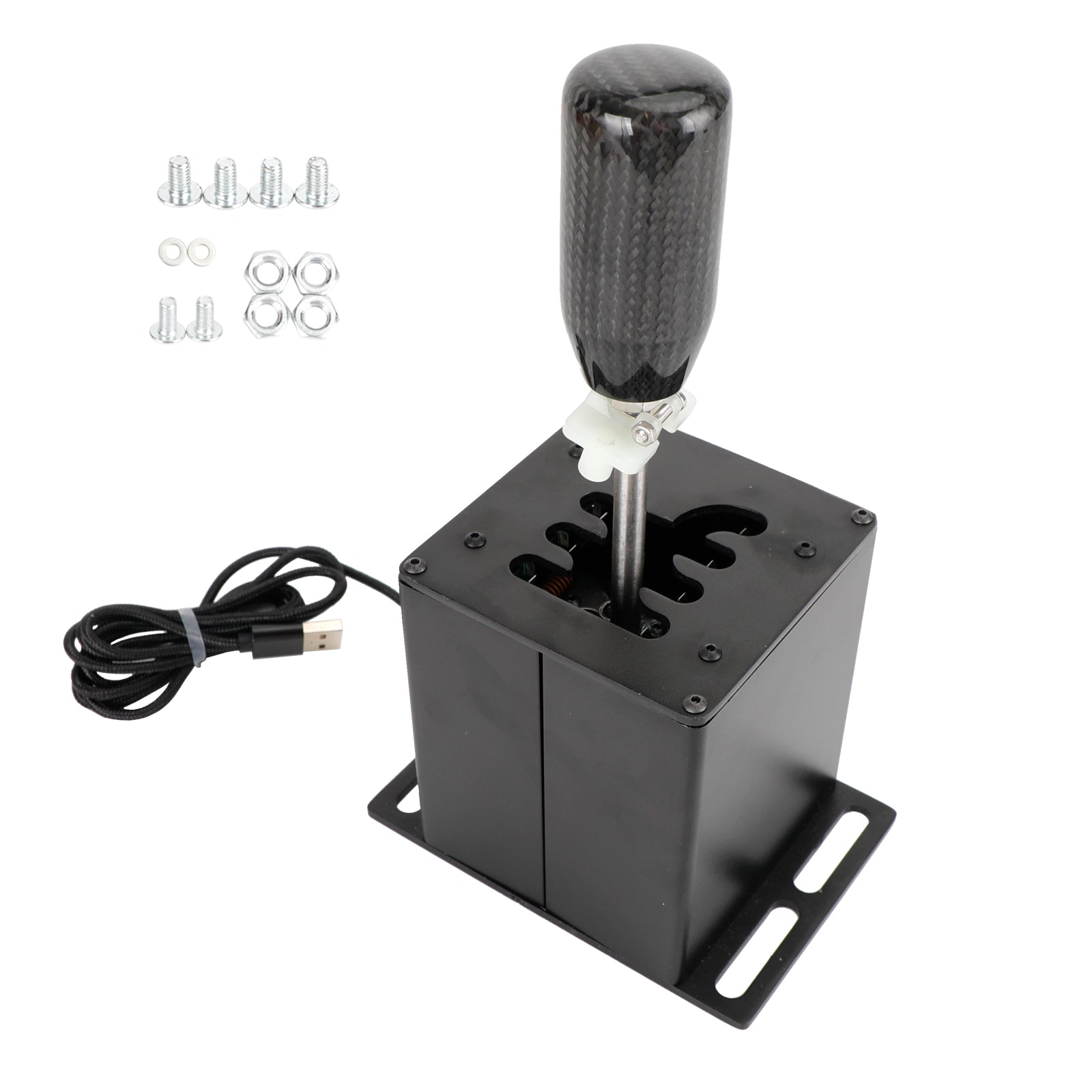 6+R USB Simulator H Gear shifter for Logitech G29 G920 Steering Wheel PC Black