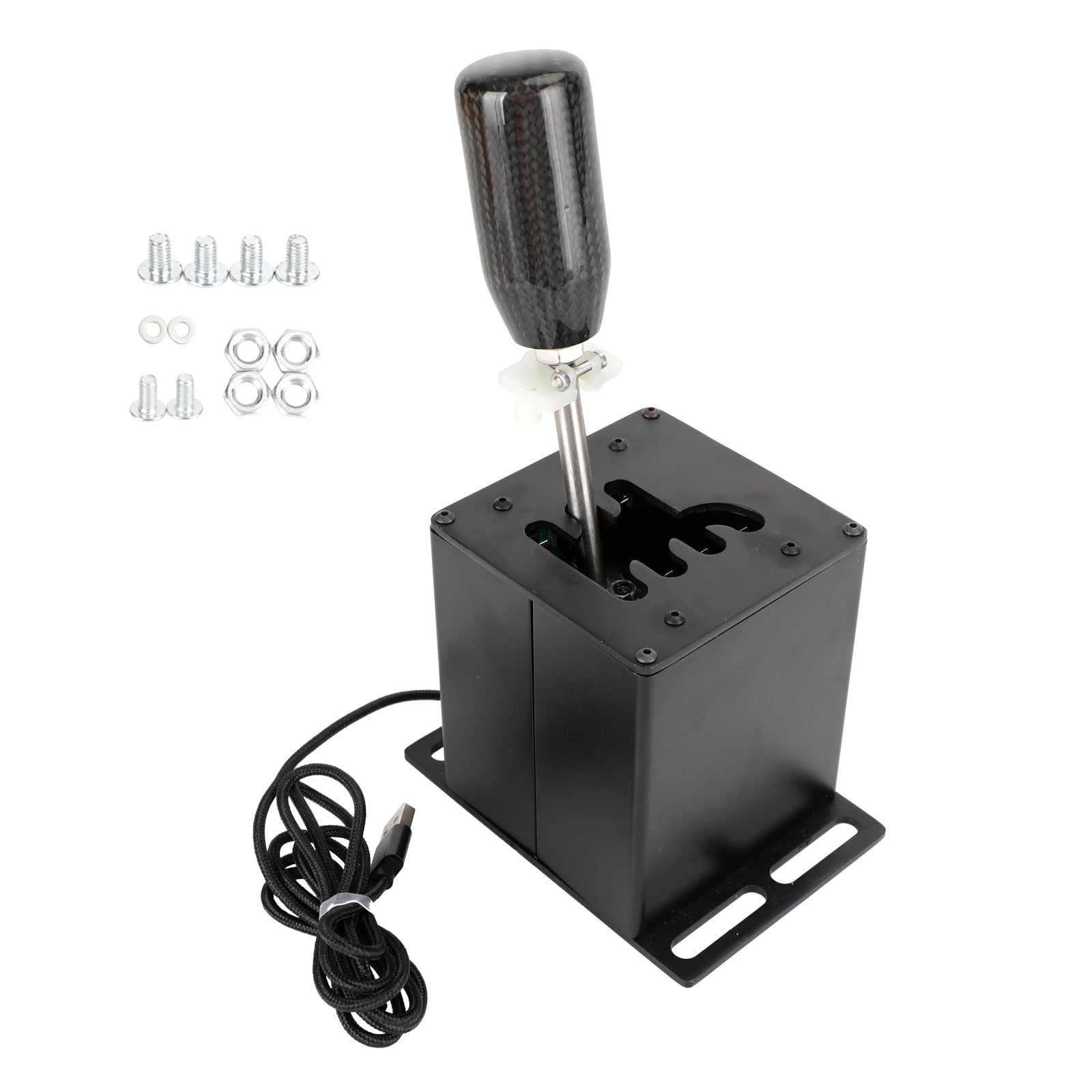 6+R USB Simulator H Gear shifter for Logitech G29 G920 Steering Wheel PC Black