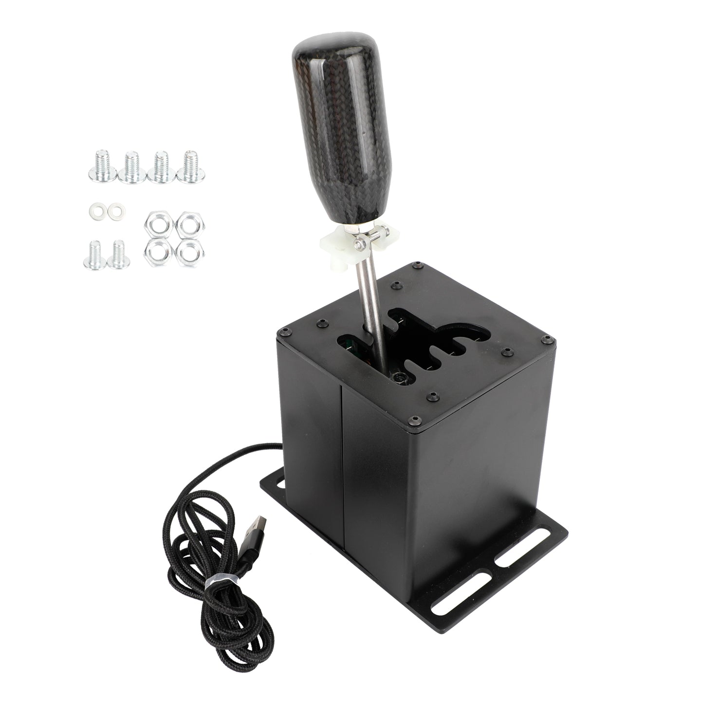 6+R USB Simulator H Gear shifter for Logitech G29 G920 Steering Wheel PC Black