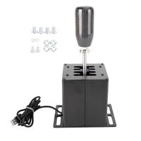 7+R USB Simulator H Gear shifter for Logitech G29 G920 Steering Wheel PC Black