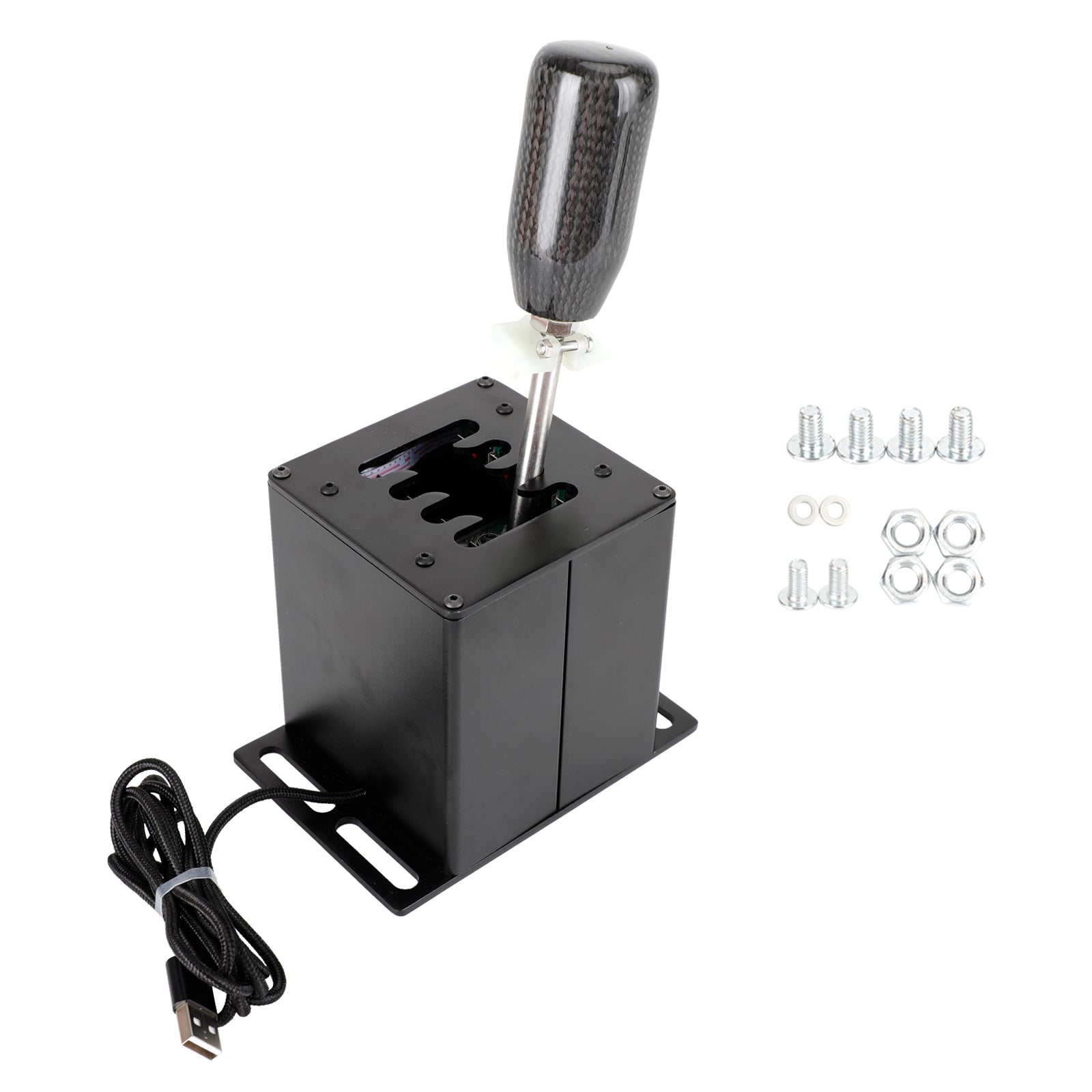 7+R USB Simulator H Gear shifter for Logitech G29 G920 Steering Wheel PC Black