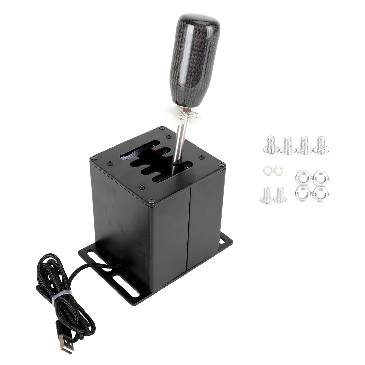 7+R USB Simulator H Gear shifter for Logitech G29 G920 Steering Wheel PC Black