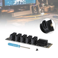 M.2 To SATA 3.0 Adapter JMB575 5 Port Hard Disk Drive Expansion Card for PH56