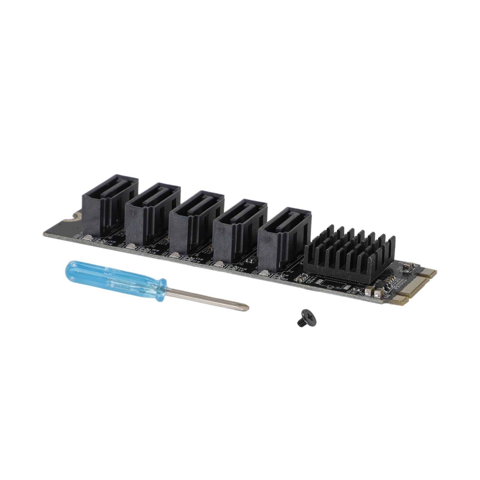 M.2 To SATA 3.0 Adapter JMB575 5 Port Hard Disk Drive Expansion Card for PH56