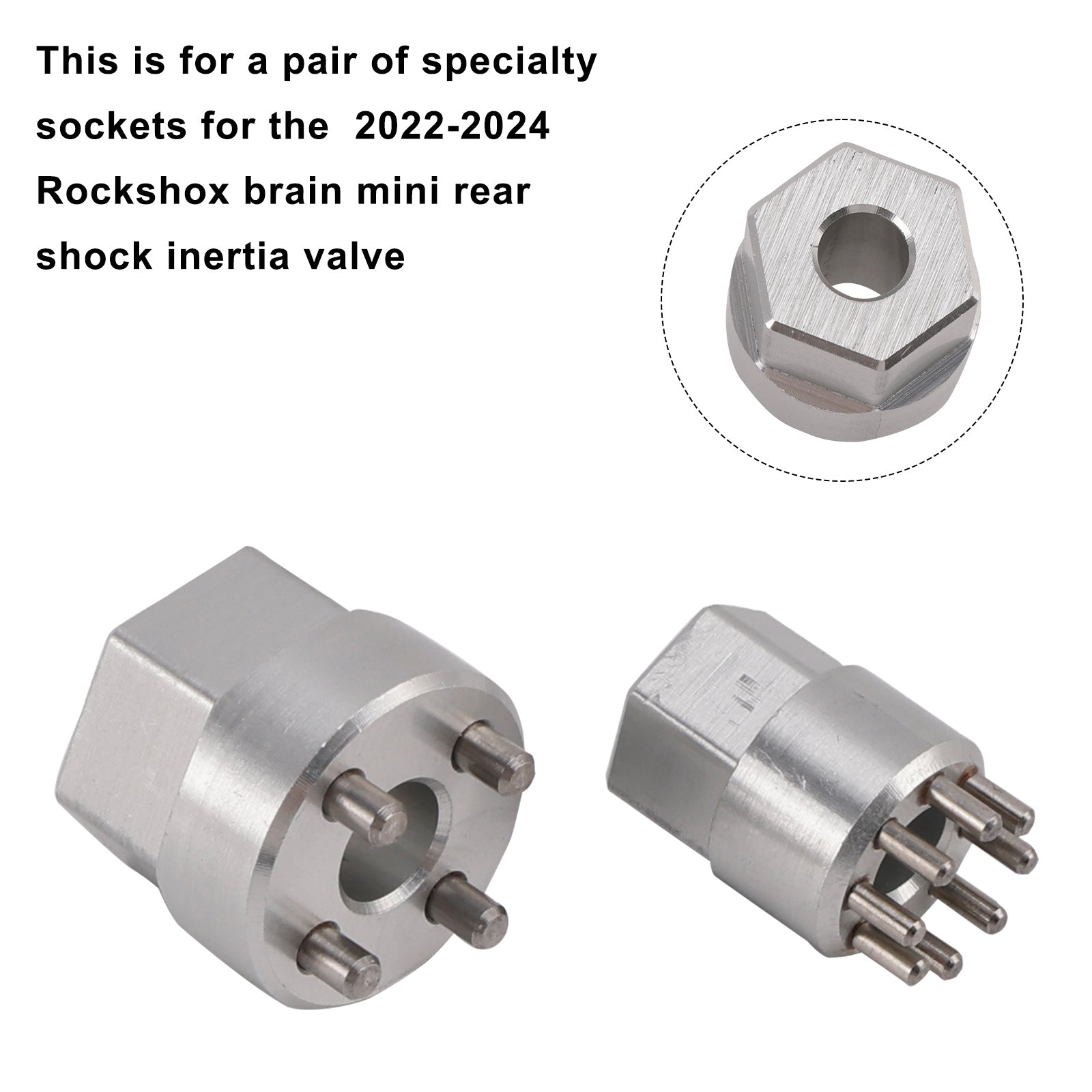RockShox Brain Inertia Valve Tool 2022-2024–Socket Set for Specialized MINI Shock