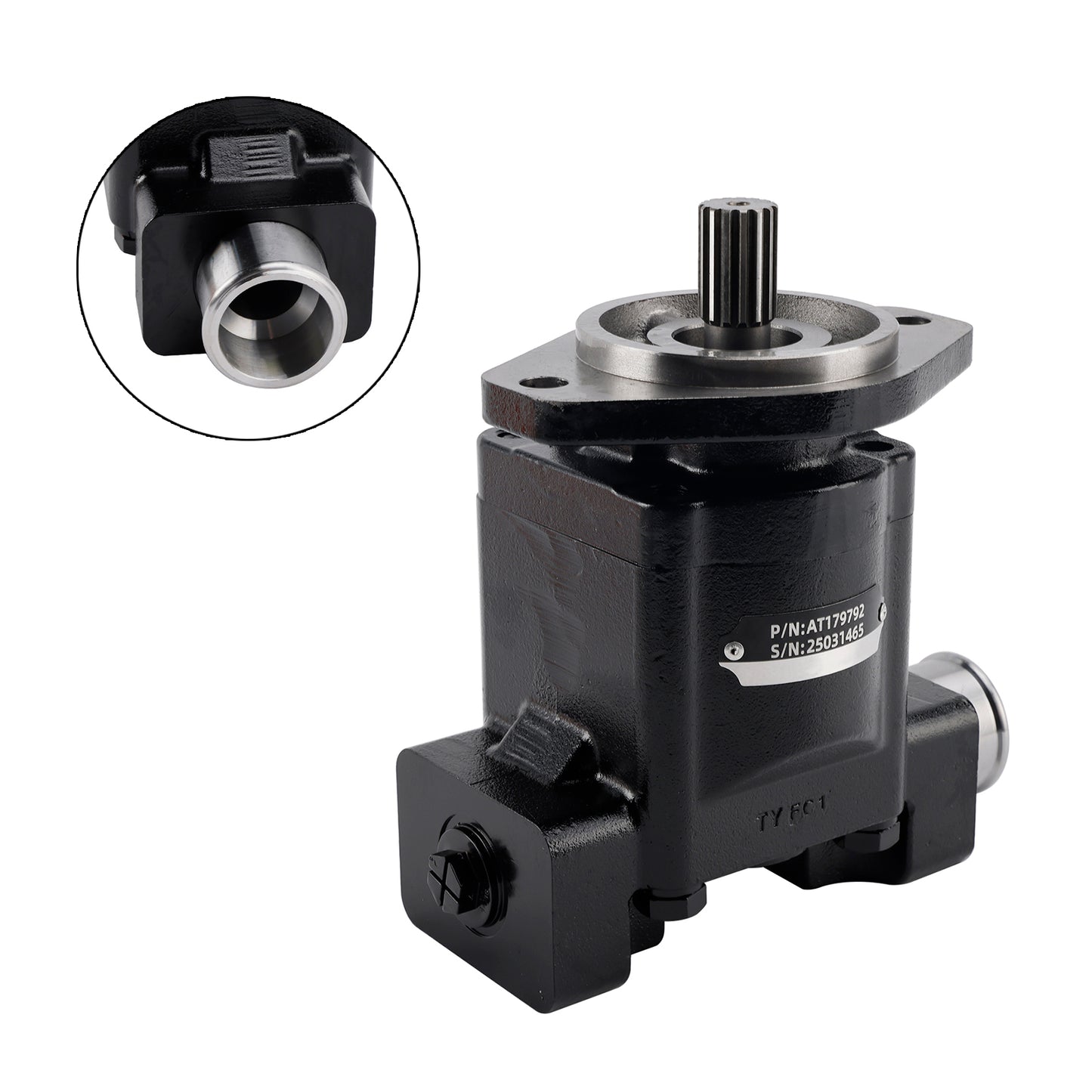 Hydraulic Pump AT179792 For John Deere Backhoe Loader 310K 310E 310J 310G 710D