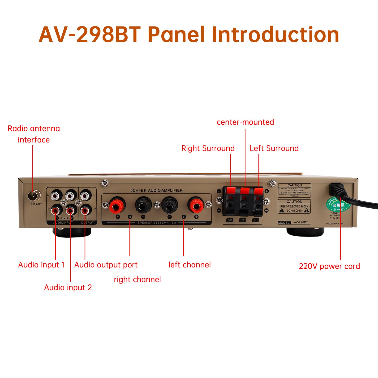 Bluetooth HiFi Amplifier
