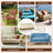 600D Sofa Covers Waterproof Patio Furniture Cover for Outdoor Couch Cover, 145*60*75cm