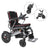 Lightweight 220 lbs All-Terrain Folding Electric Wheelchair, Airline Approved with 10 Mile Range for Adults & Seniors