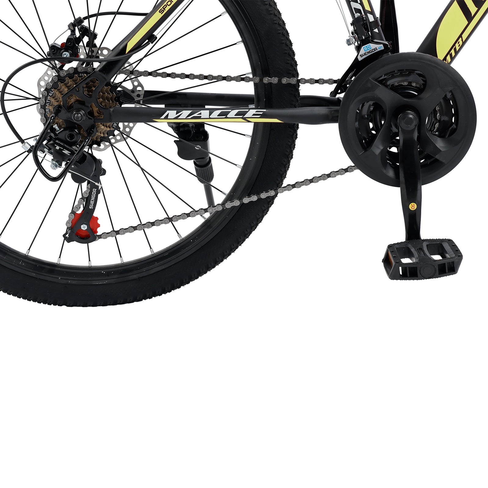 26 inch 24-Speed Mountain Bike with Suspension & Dual Disc Brakes